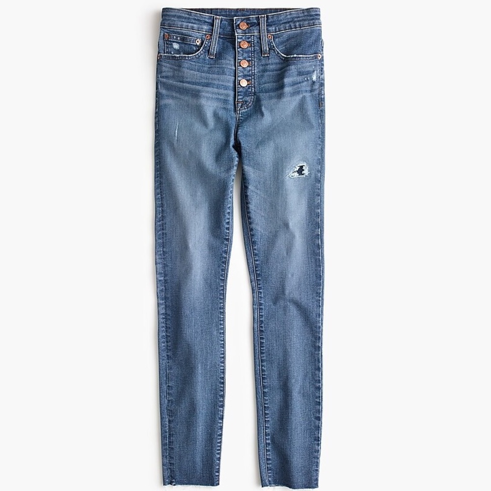 NWOT J. Crew Curvy Toothpick Button Fly Jean K1799